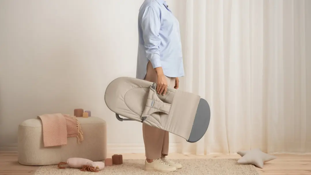 BabyBjörn Wipstoel Balance Soft Zandgrijs