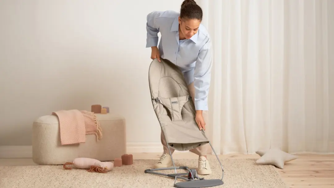 BabyBjörn Wipstoel Balance Soft Zandgrijs