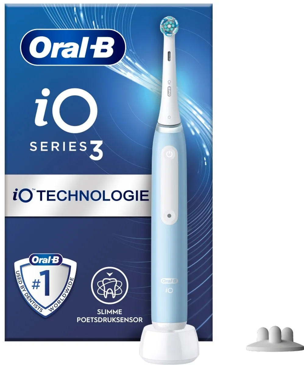 Oral-B iO 3 Elektrische Tandenborstel Blauw - 3 Snelheden