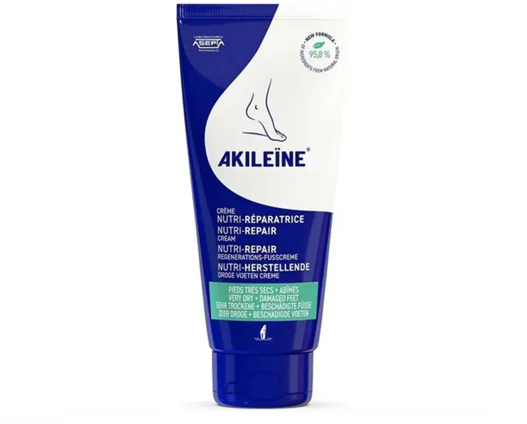 Akileine Cr Nutri Herstel Droge Voeten Tube 100ml