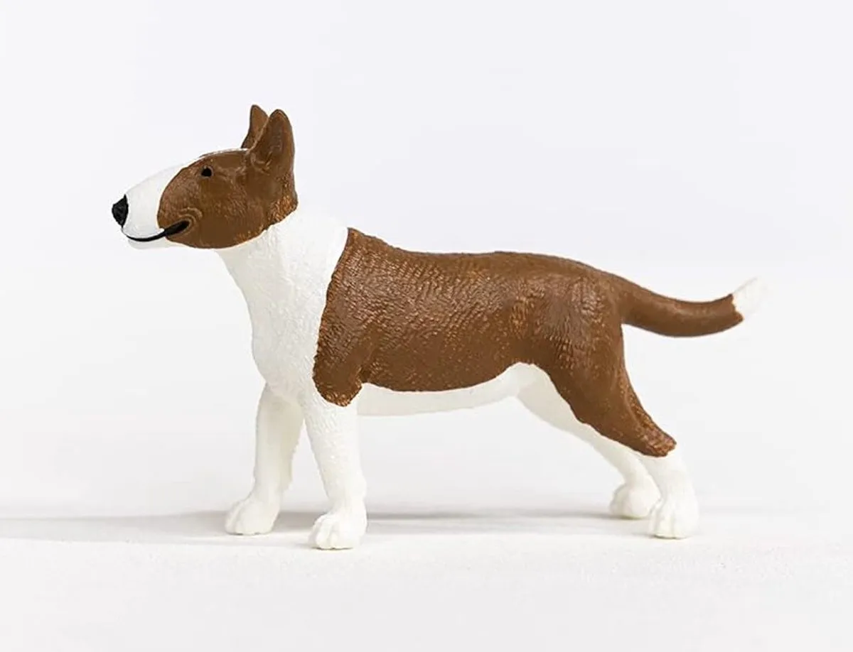 Schleich Farm World Bullterriër Hondenfiguur SLH13966 - Bruin