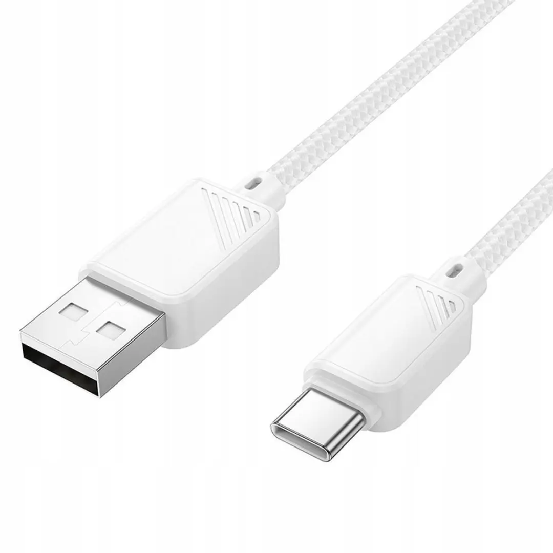 Hoco X113 USB-A naar USB-C Kabel 3A 1m - Wit - afbeelding 4 van 5