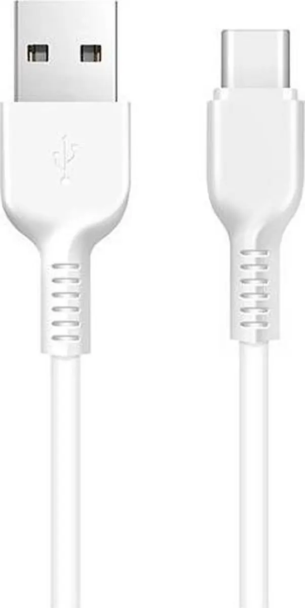 Hoco Flash X20 USB naar Type C Kabel 2m - Wit