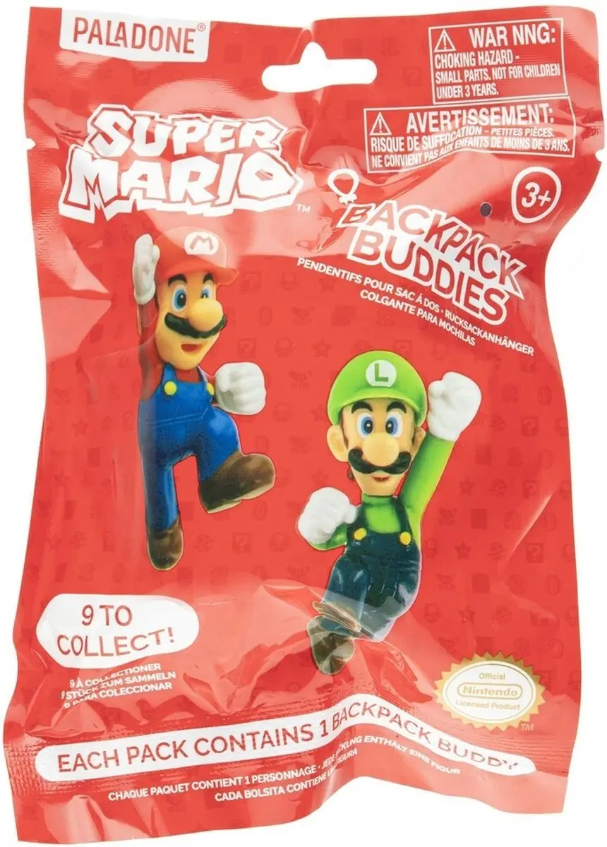 Paladone Super Mario Backpack Buddy Sleutelhanger