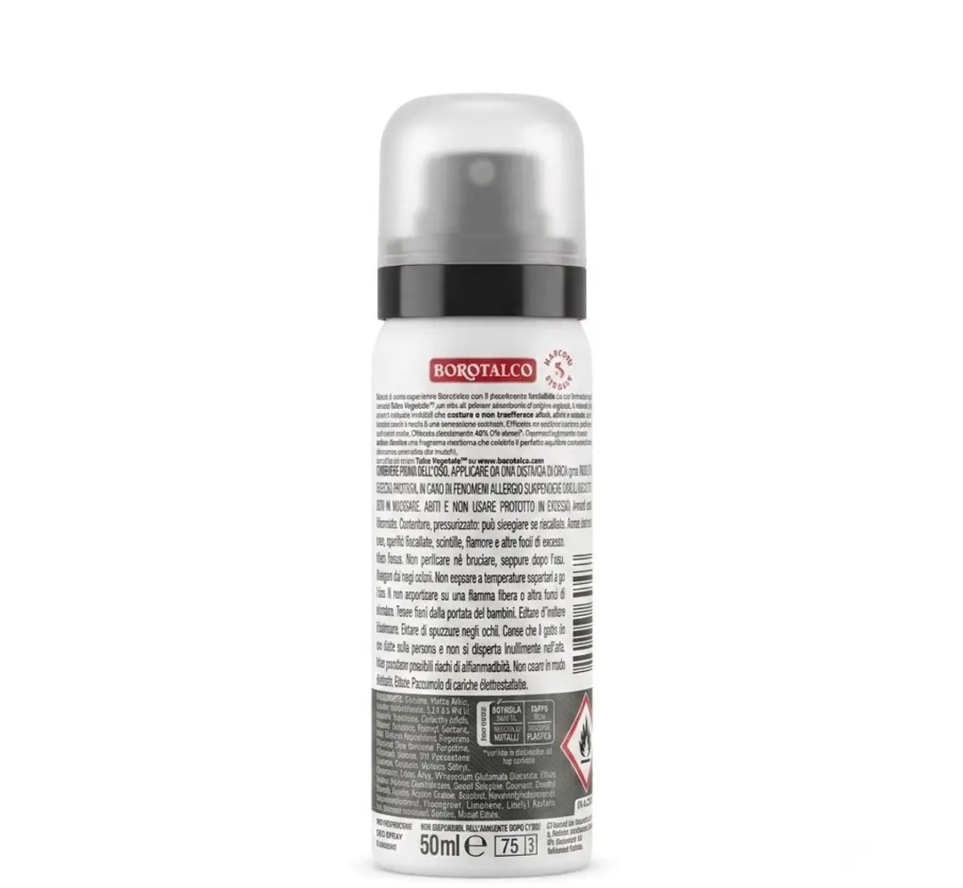 Borotalco Invisible Deodorant Spray 50ml - Reisformaat