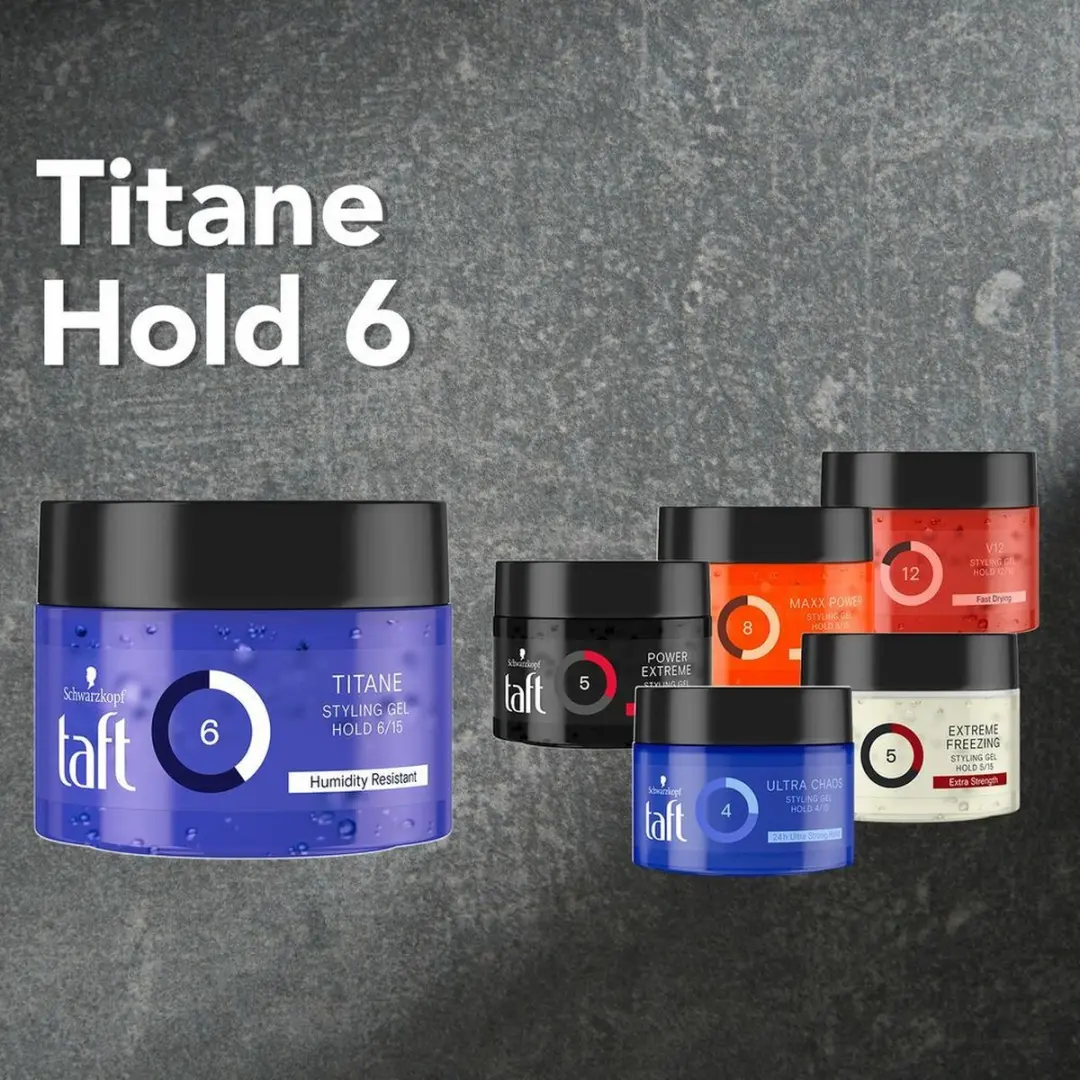 Schwarzkopf Taft Men Titane Power Gel 250ml