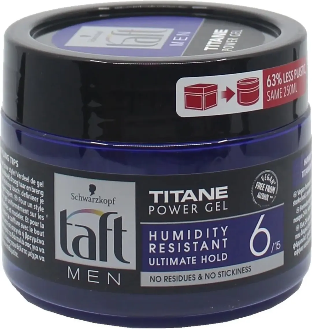Schwarzkopf Taft Men Titane Power Gel 250ml