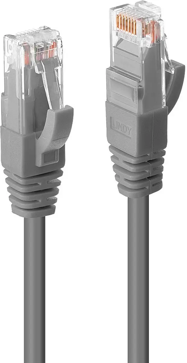 Lindy CAT 6 Patchkabel 7.5m Grijs Snagless