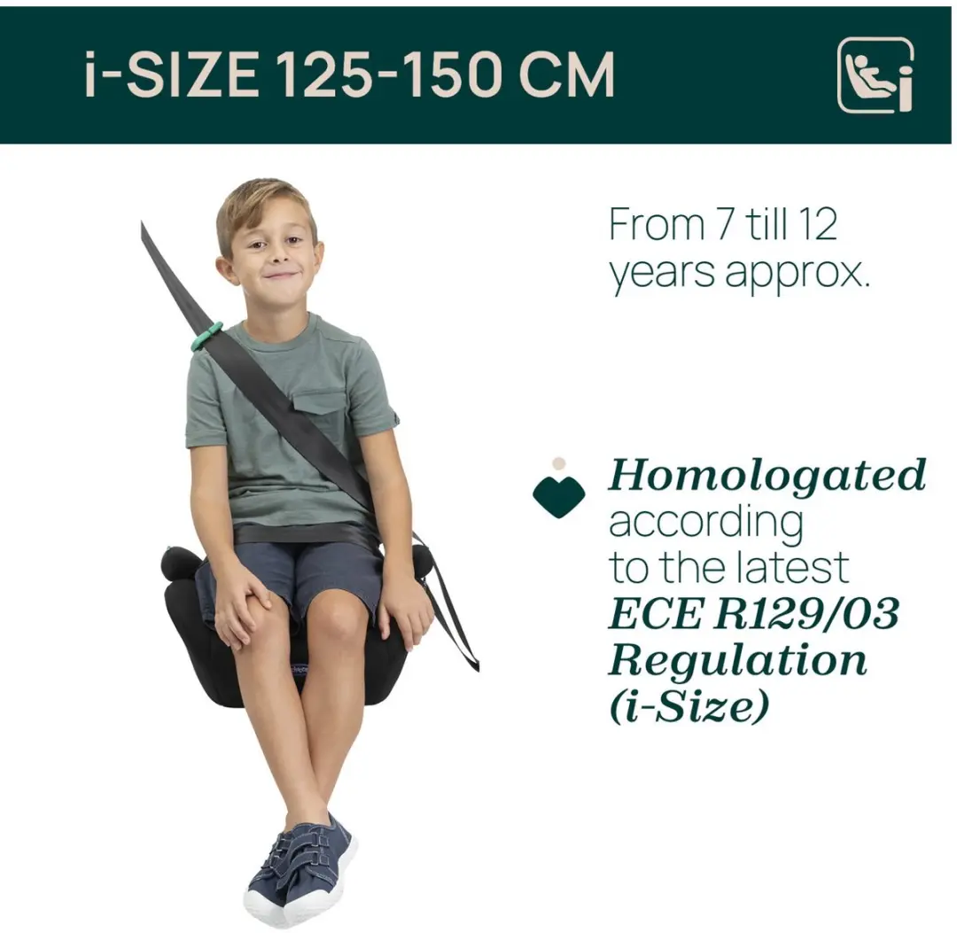 Chicco Quasar i-Size Kinderstoelverhoger - Zwart
