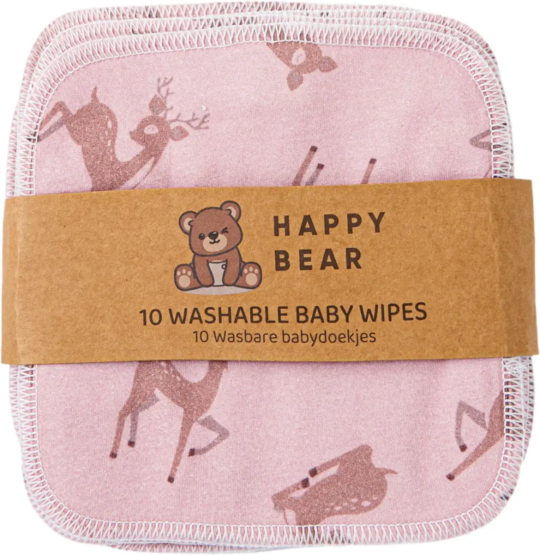 HappyBear Oh Deer Babydoekjes 10x15x15cm