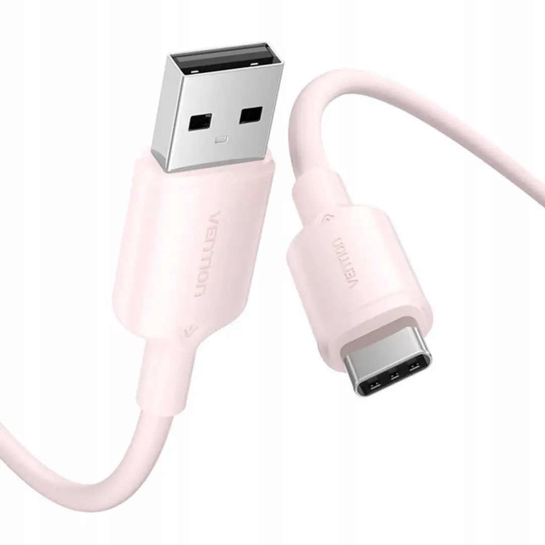Vention CTQPH USB-A naar USB-C Kabel 2M 60W Transparent