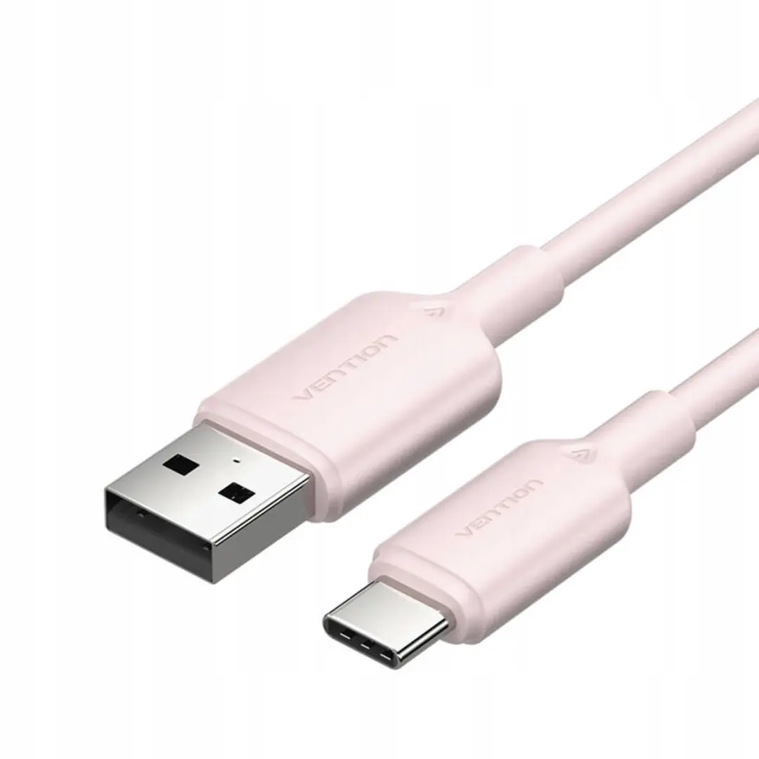Vention CTQPH USB-A naar USB-C Kabel 2M 60W Transparent