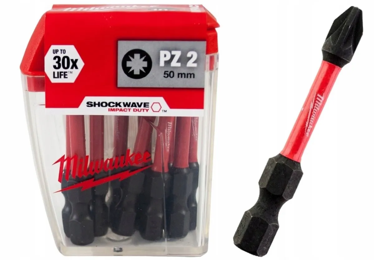 Milwaukee SHOCKWAVE PZ2 Bits 50mm