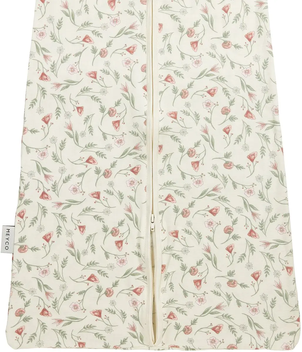 Meyco Baby Flower Zomerslaapzak 90cm - 0.3 TOG - Multicolor