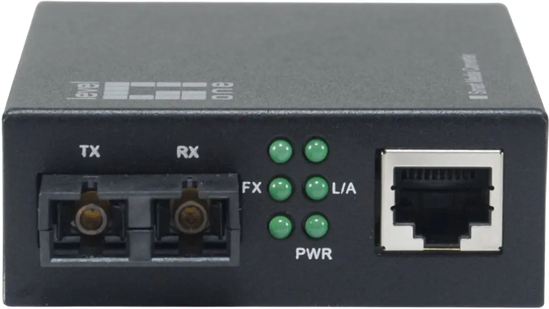 LevelOne GVM-2001 Netwerk Media Converter 1000Mbit