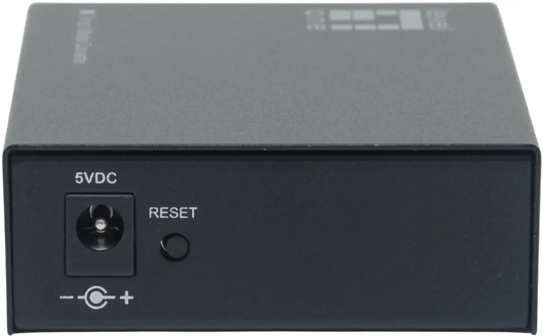 LevelOne GVM-2001 Netwerk Media Converter 1000Mbit - 850nm Multimode - Zwart