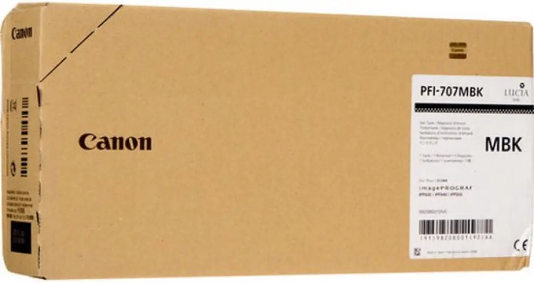Canon PFI-707MBK Inktcartridge - 700ml - Zwart