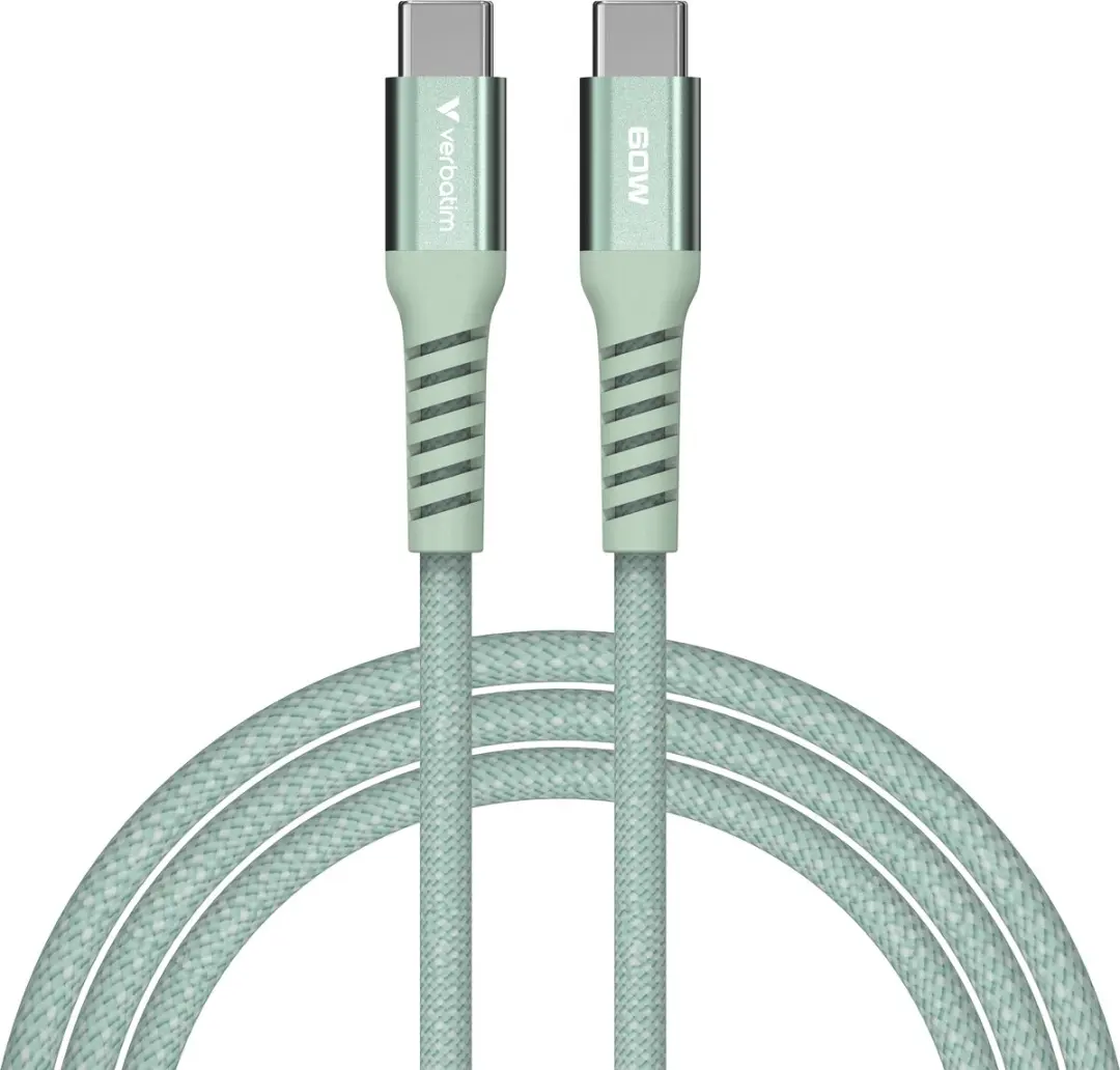 Verbatim USB-C Kabel 1.2m - Groen - Magnetisch