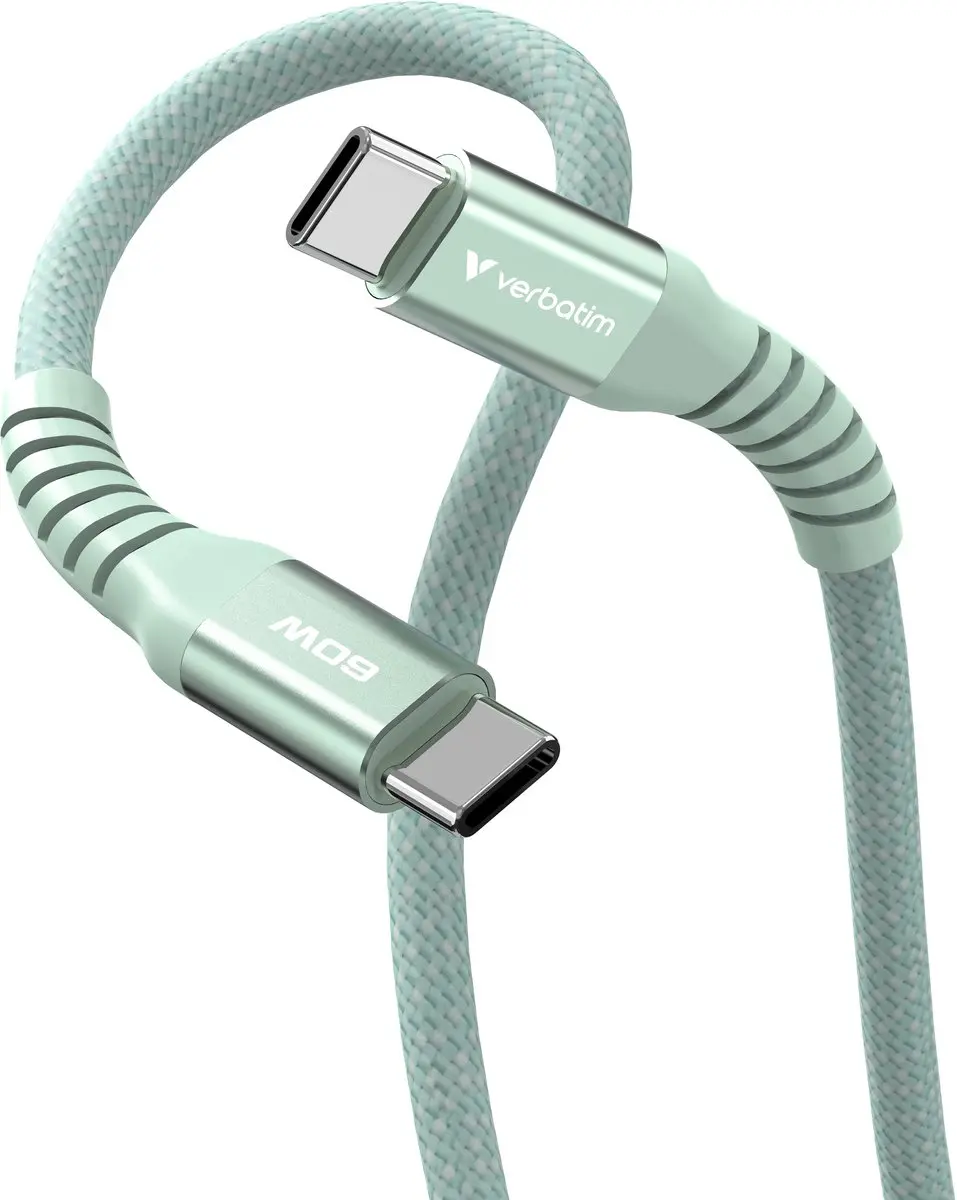Verbatim USB-C Kabel 1.2m - Groen - Magnetisch