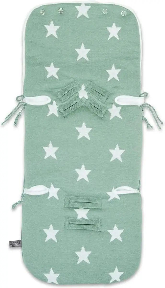 Baby's Only Voetenzak autostoel 0+ Star - Mint/Wit