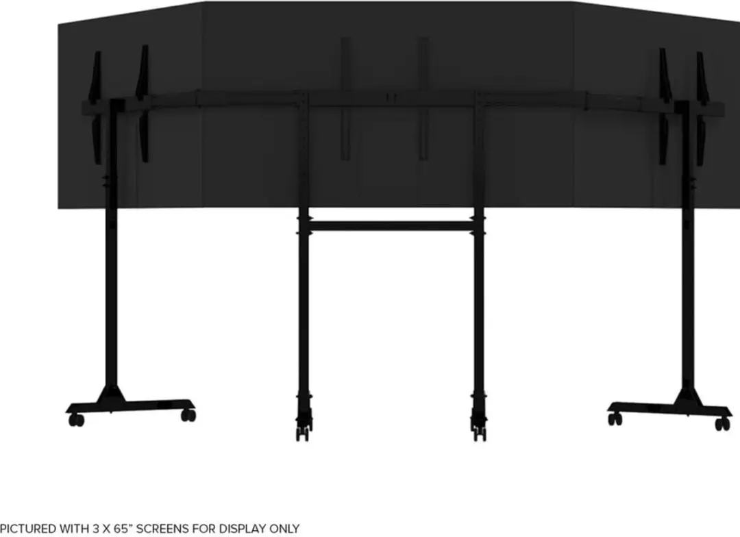 Next Level Racing NLR-E005 Laptop & Monitor Arm - 3 Schermen - 32-65" - Zwart - afbeelding 3 van 5