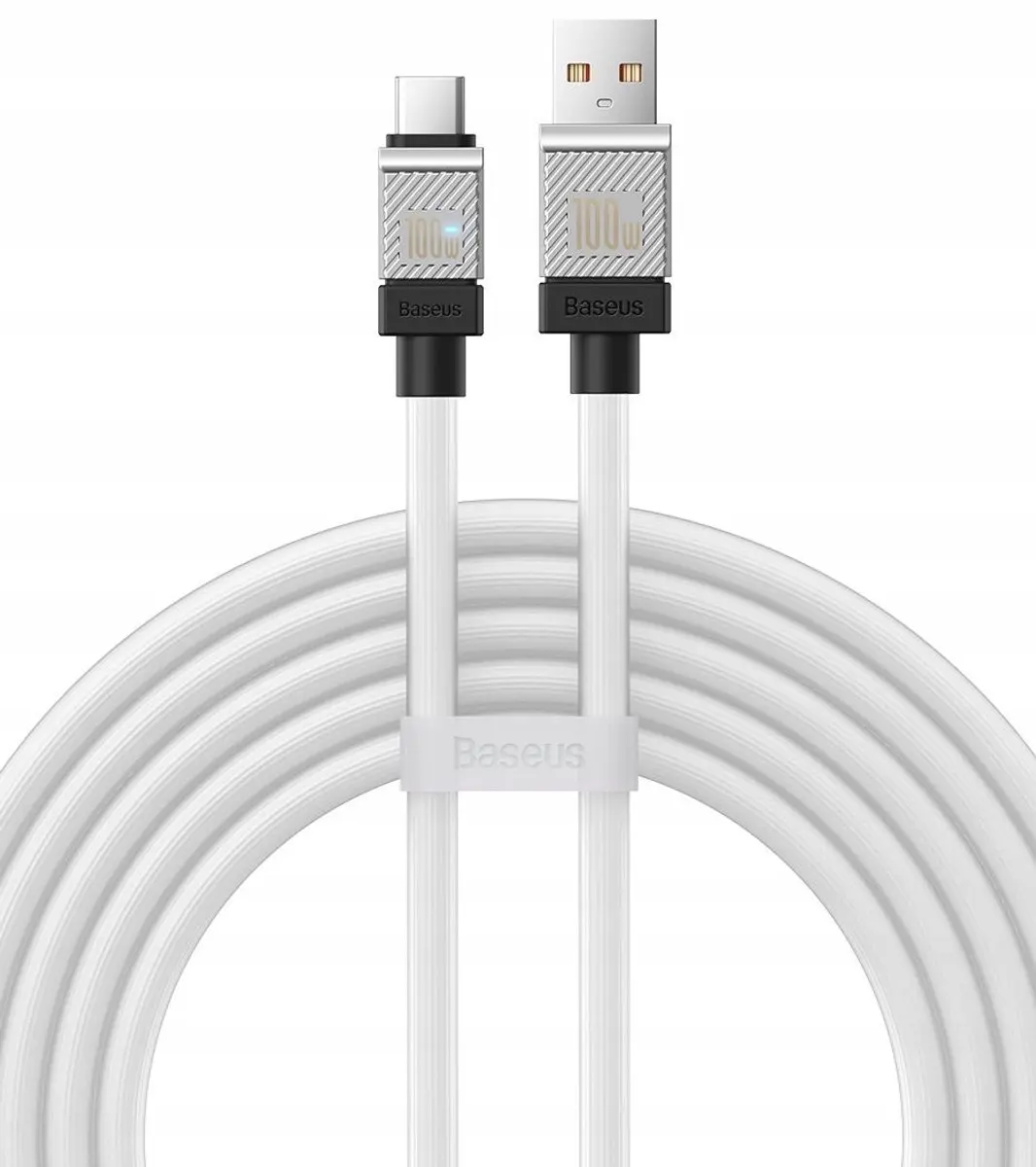 Baseus USB-C Kabel 100W 2m - Wit