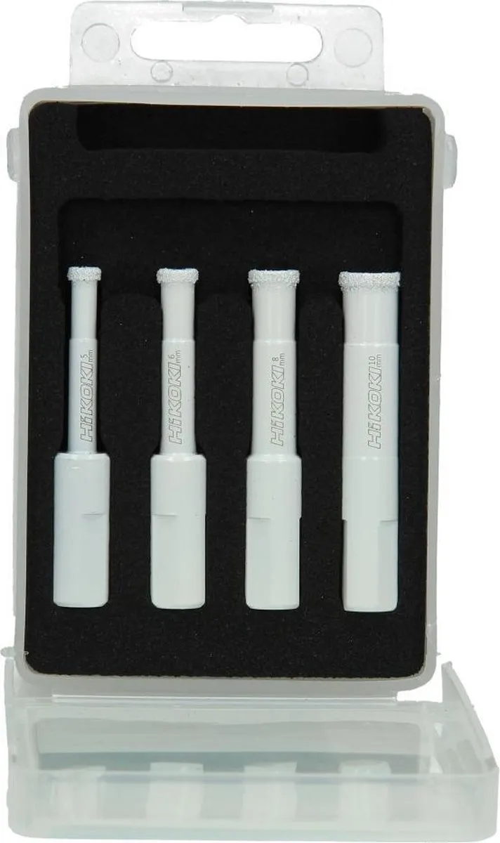Hikoki Diamantboorset - 4 Stuks Ø5-10mm