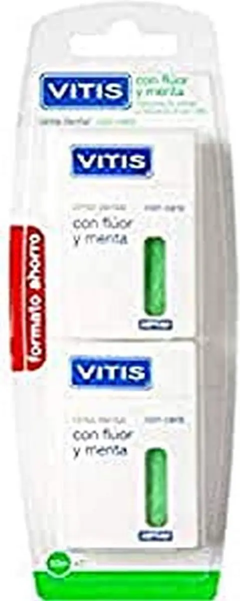 Vitis Dental Tape Fluoride Mint 100m