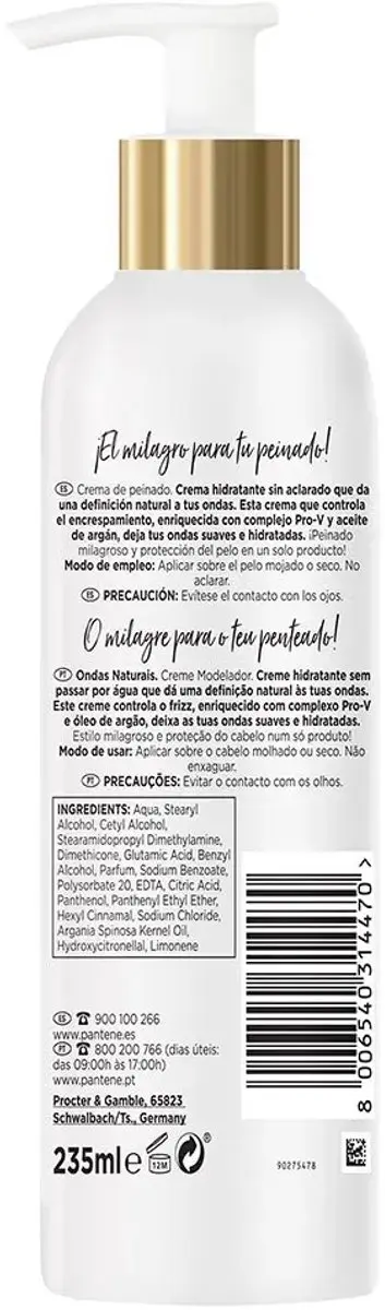 Pantene Ondas Naturales Styling Crème 235ml