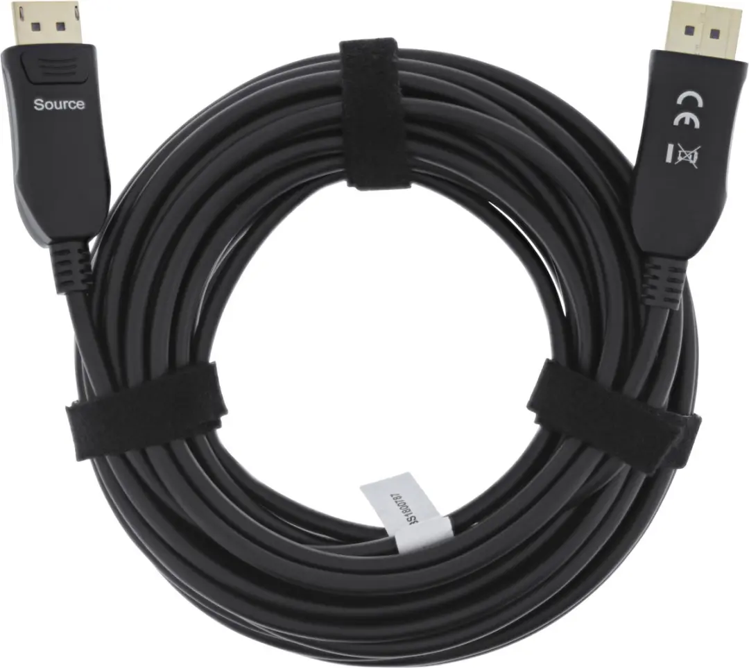 InLine DisplayPort 1.4 AOC Kabel 8K4K 25m - Zwart