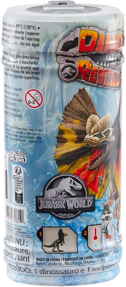 Mattel Jurassic World Dino Reveal Shringasaurus - Speelgoedfiguur 4+ - JDC52 Multicolor