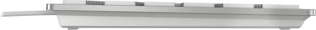 Cherry KC 6000 SLIM JK-1600EU-1 Toetsenbord - US Layout - Zilver/Wit