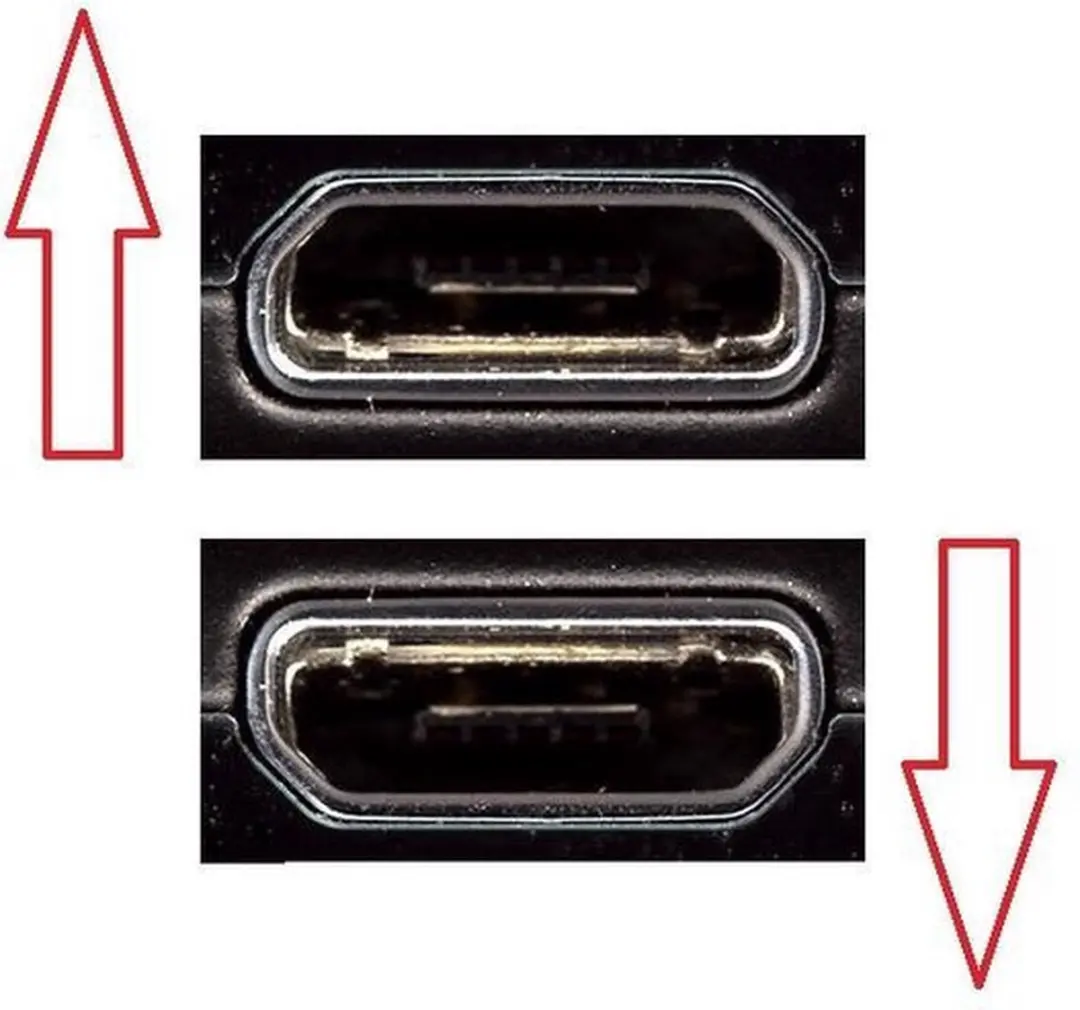 Delock USB 2.0 A Male naar Micro Male Kabel - 1m - Zwart