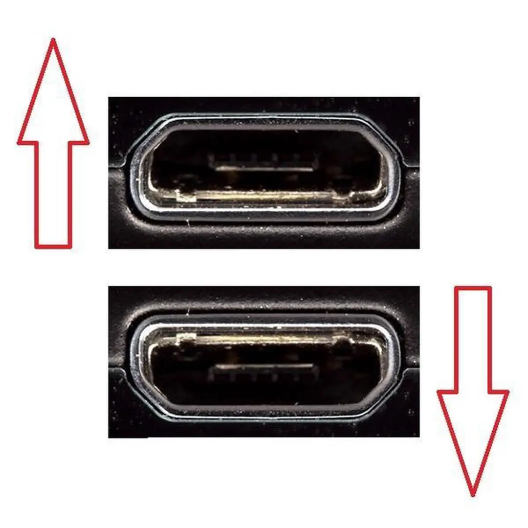 Delock USB 2.0 A Male naar Micro Male Kabel - 1m - Zwart