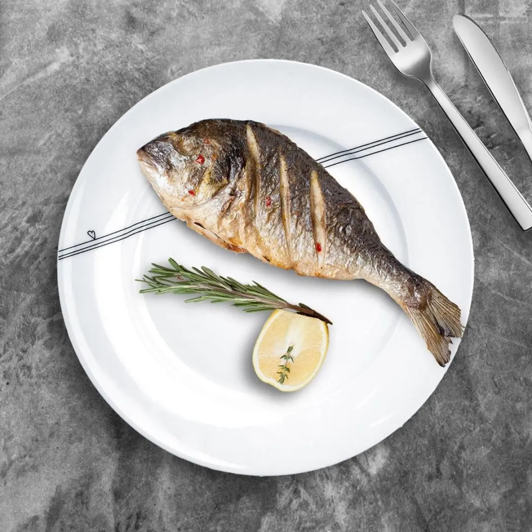 Orion Serduszka Plat Porseleinen Bord 27cm - Wit