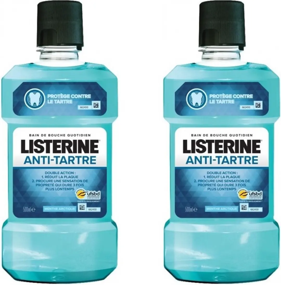 Listerine Arctic Mint Mondwater 2x500ml