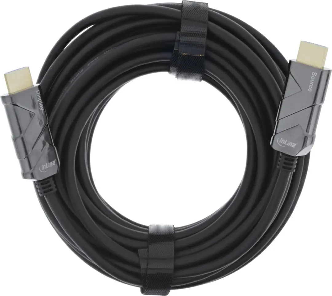 InLine HDMI AOC Kabel 8K/4K 80m - Zwart