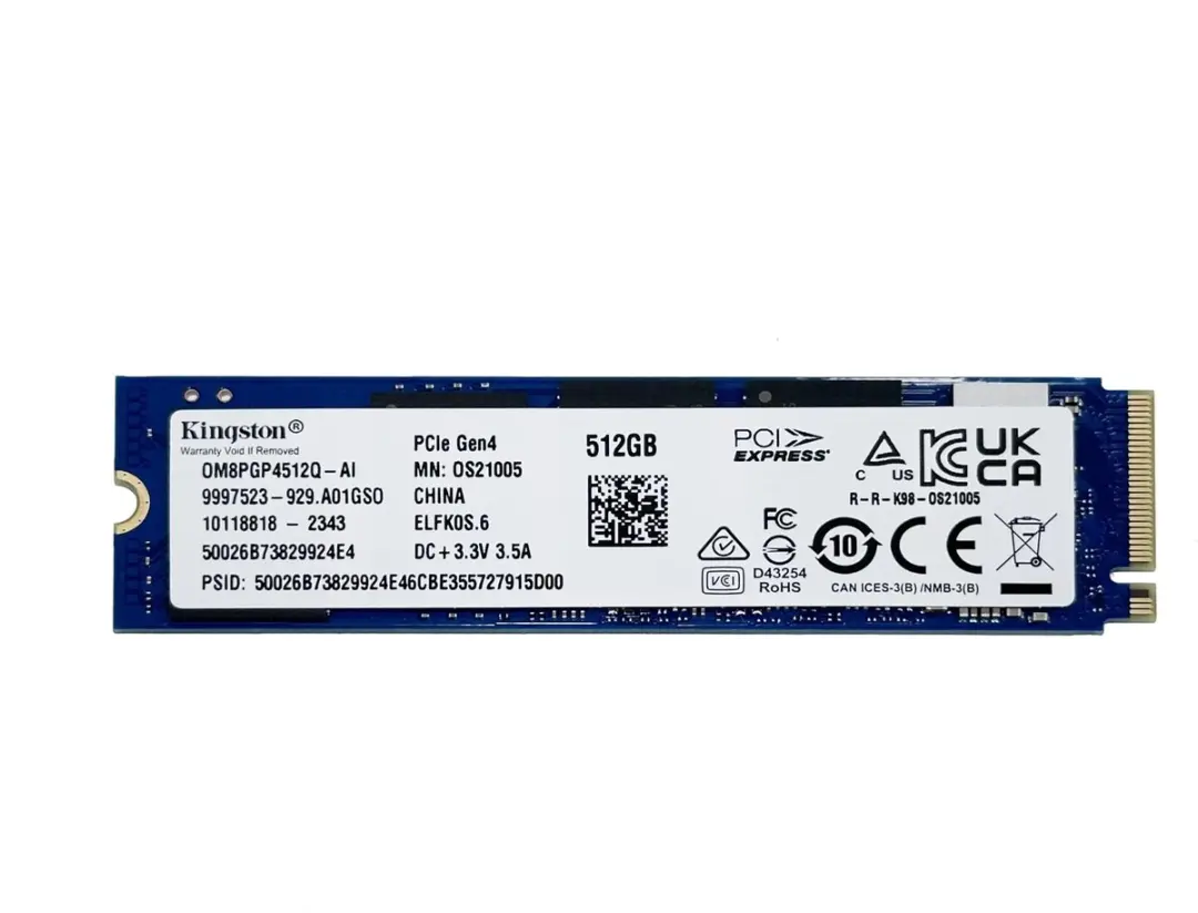 Kingston OM8PGP4512Q-AI NVMe SSD 512GB