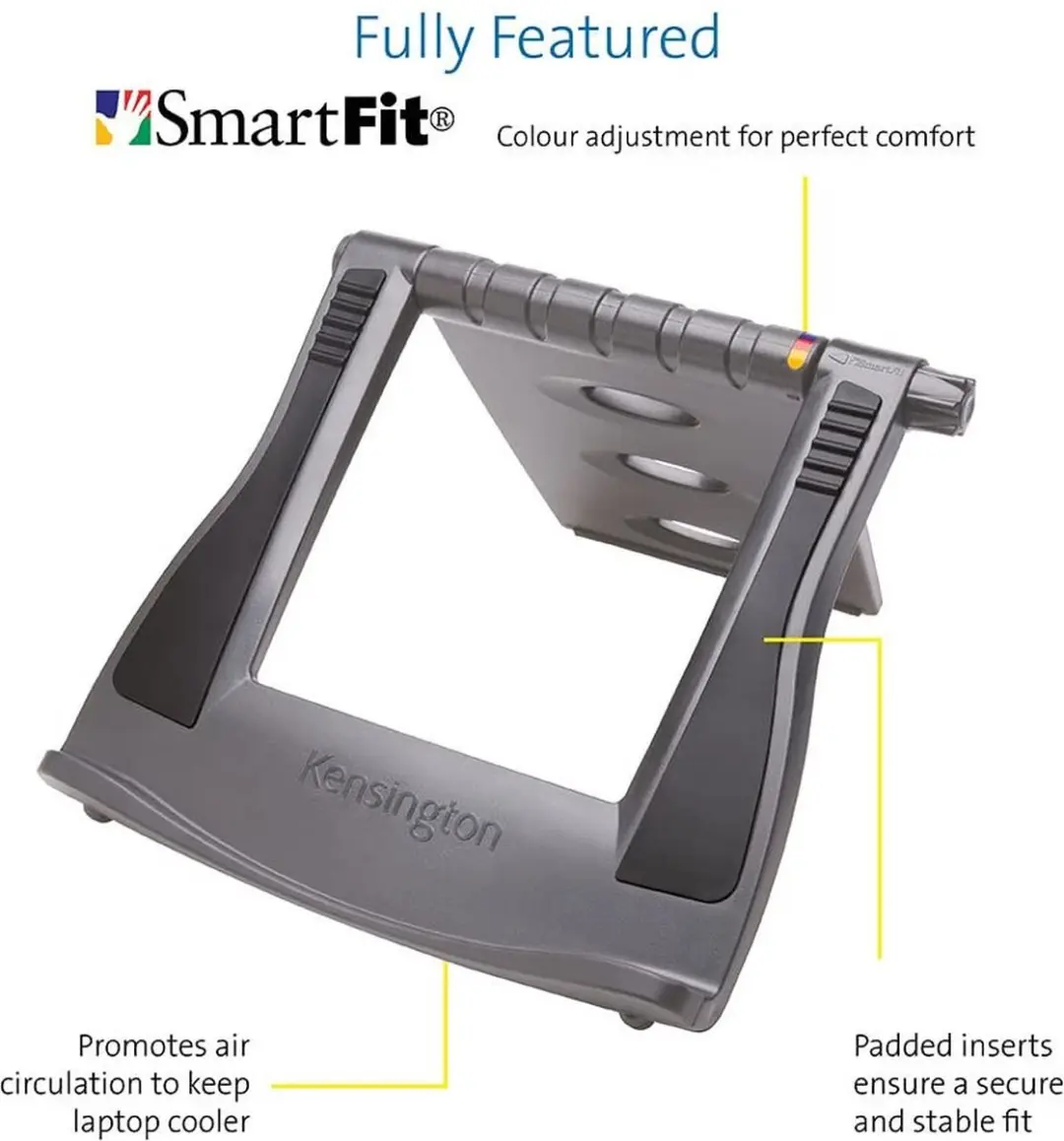 Kensington SmartFit Laptopstandaard - 17 Inch - Zwart - afbeelding 5 van 5
