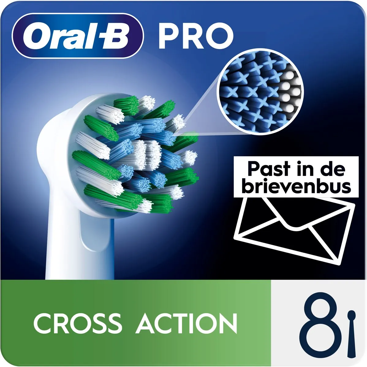 Oral-B Pro Cross Action Opzetborstels