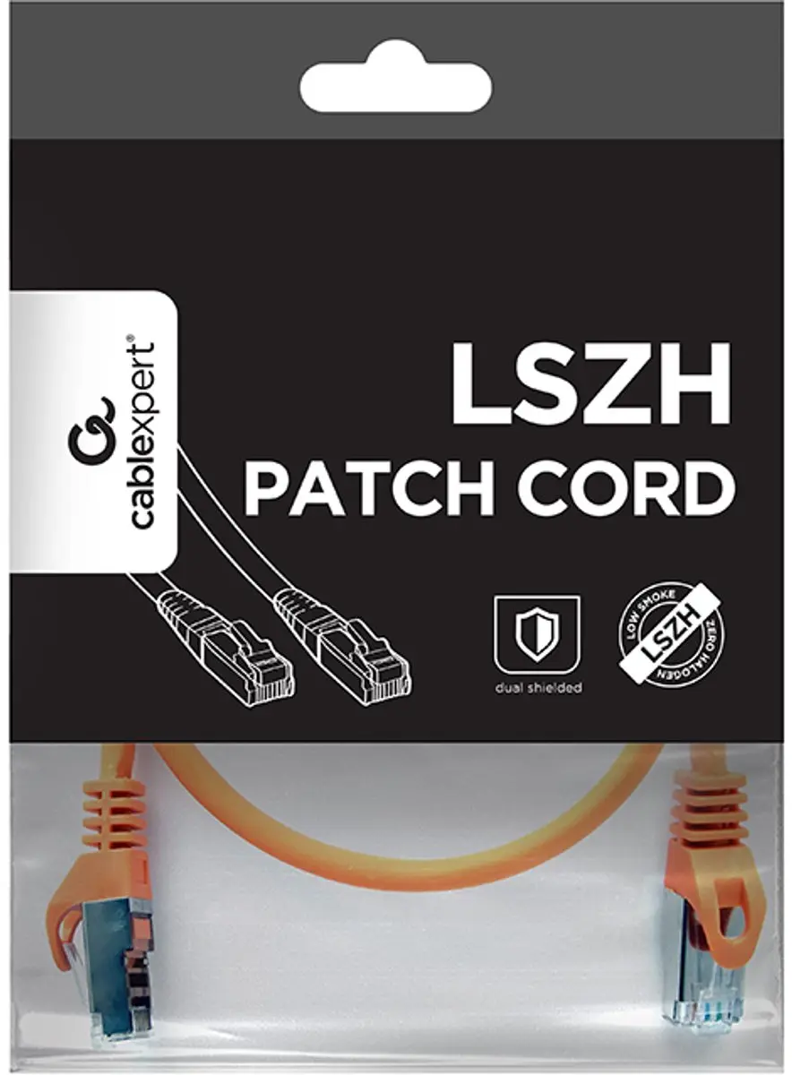 Gembird PP6A-LSZHCU-O-1.5M Netwerkkabel Cat6 S/FTP - 1,5m - Oranje