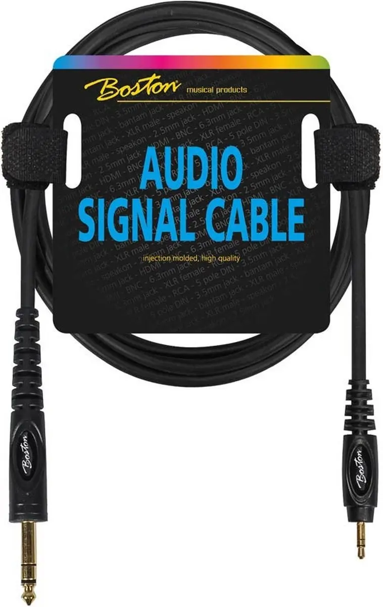 Boston Audio Signaalkabel Mini Jack naar Jack Stereo