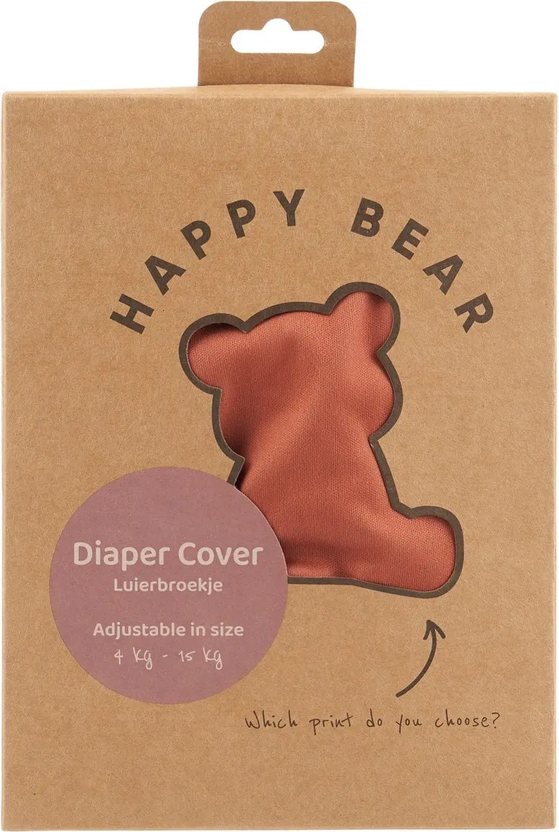 HappyBear Terra Overbroekje - 4-15kg - Dubbele beengootjes