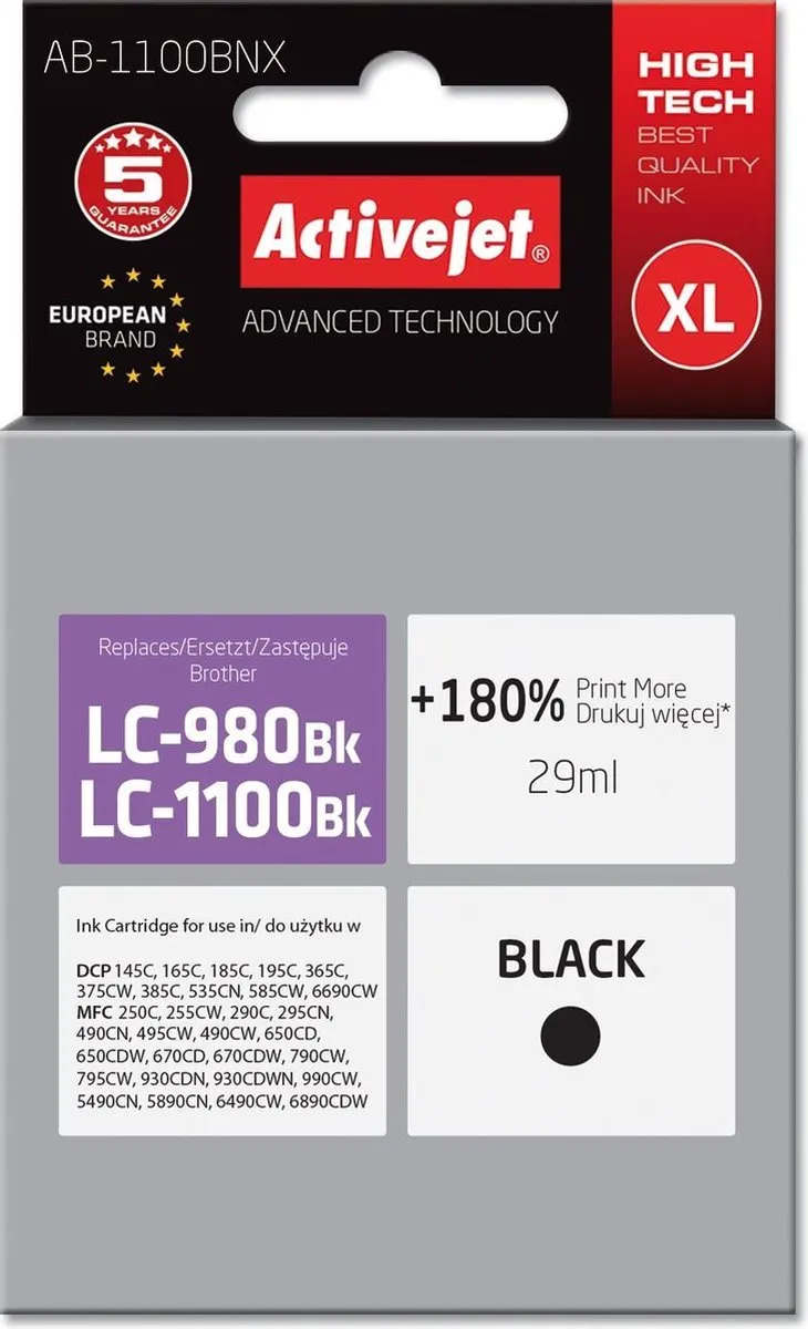 Brother Activejet AB-1100BNX Inktcartridge XL
