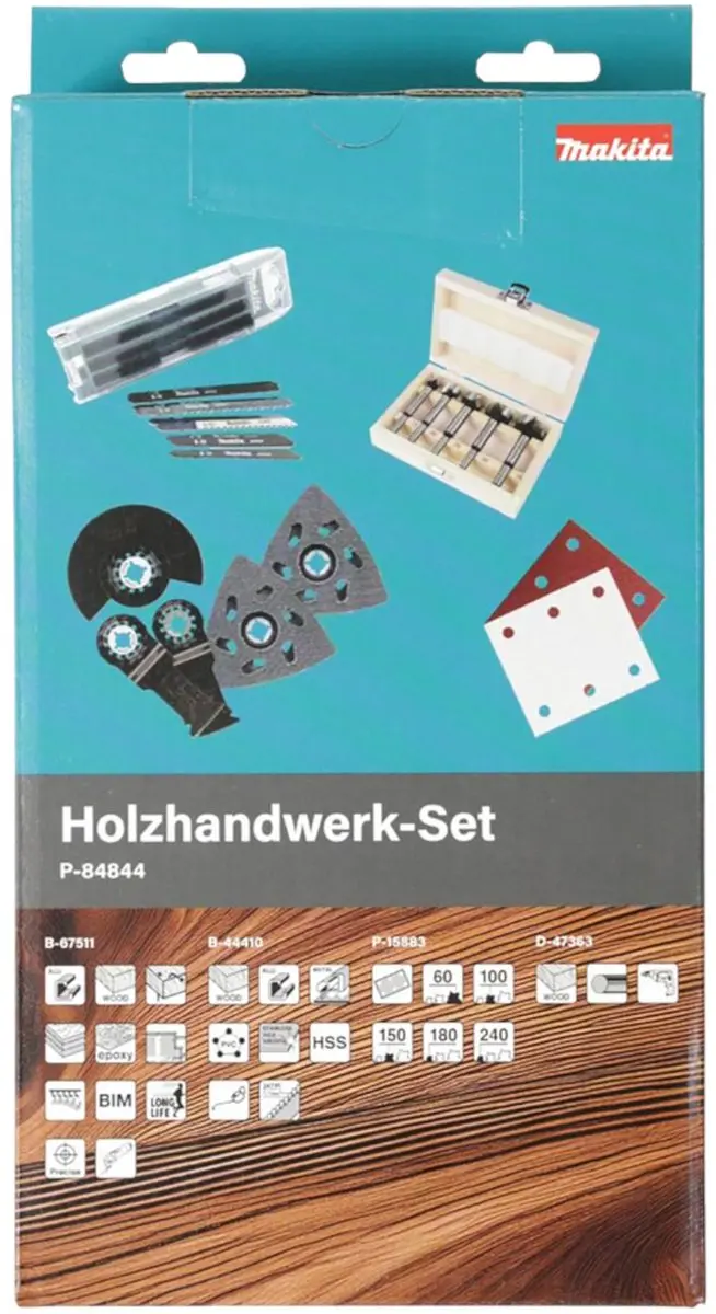 Makita Houtbewerkingsset P-84844 - 30 Stuks