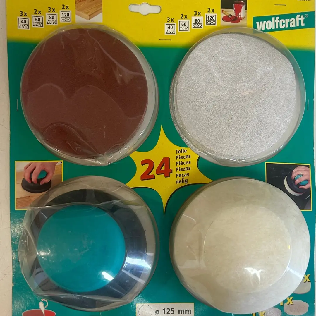 Wolfcraft Handschuurset 5895 - 24 Stuks