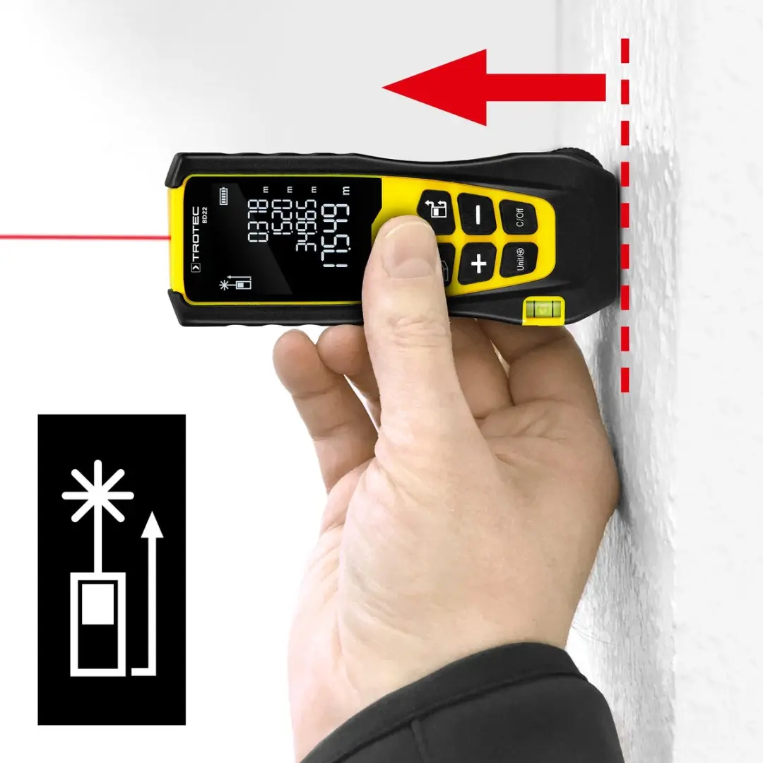 Trotec BD22 Laser-afstandsmeter - 0,05-50m