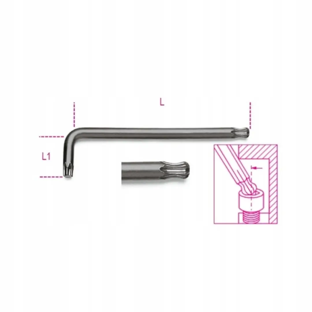 Beta Torx T15 Kogelkop Inbussleutel 90mm