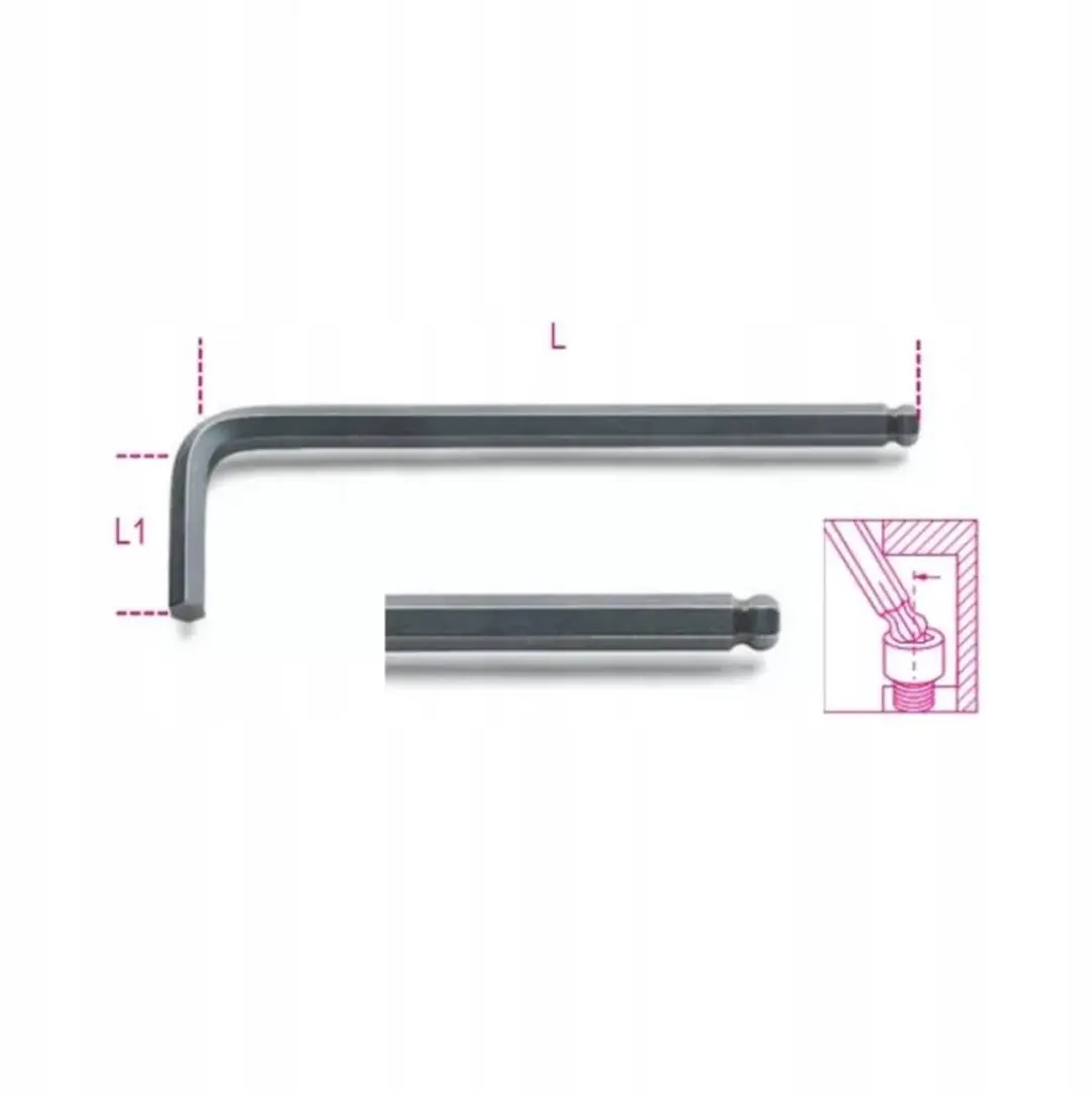 Beta Inbussleutel Kogelkop 3mm