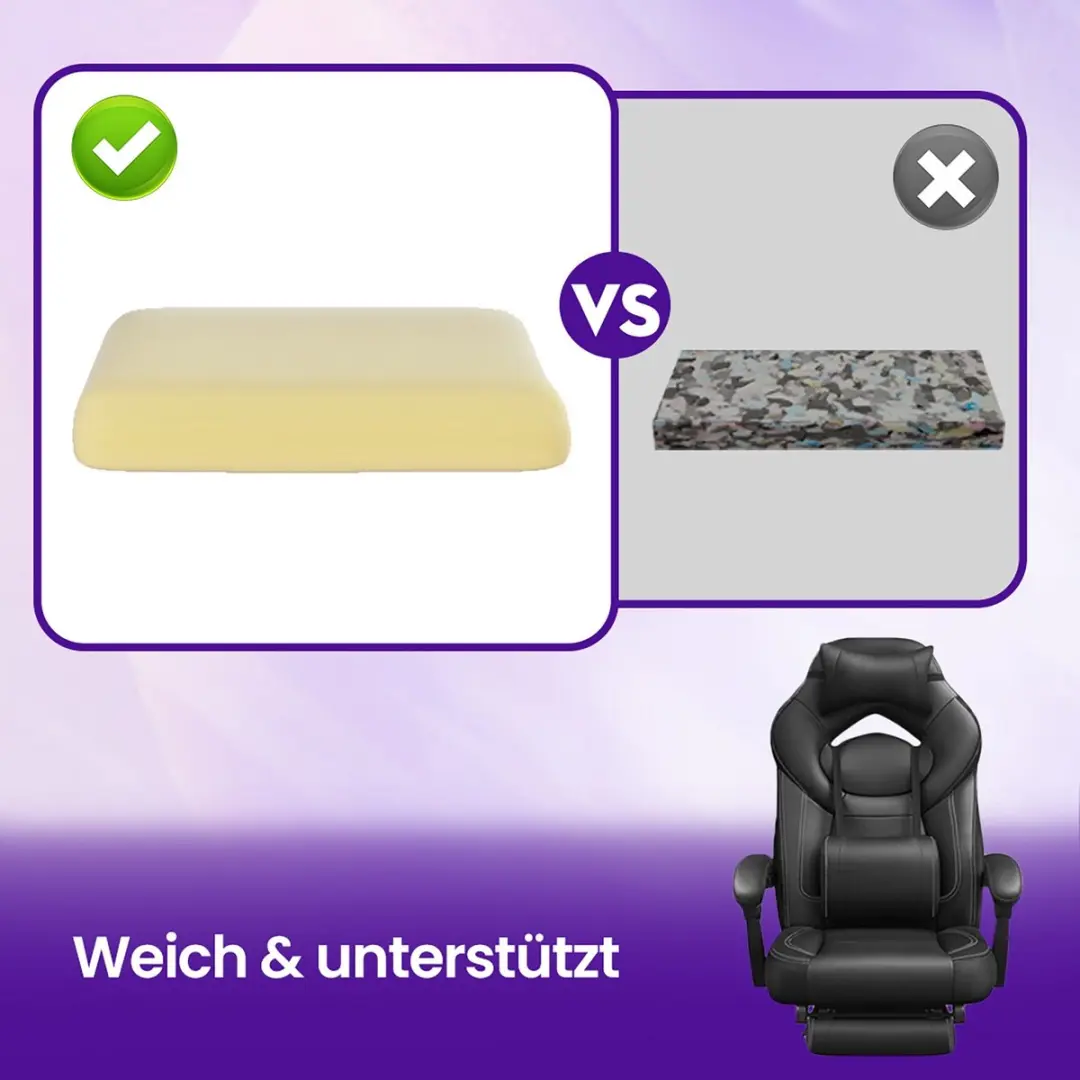 Songmics Ergonomische Gamingstoel - Zwart